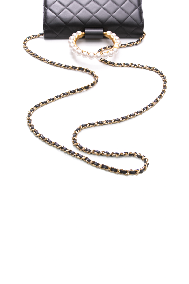 Pearl Crown Wallet On Chain Bag