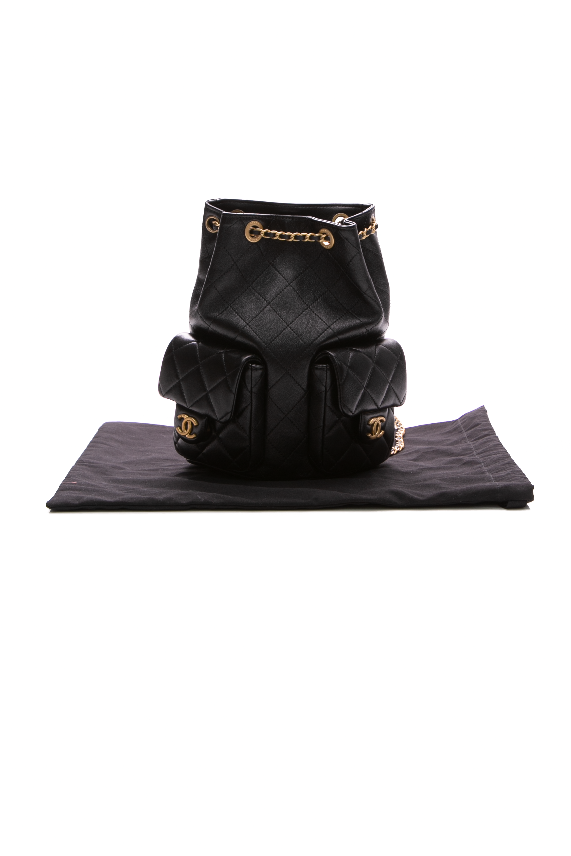 chanel mini backpack black Chanel 2021 Matelasse Chain Backpack