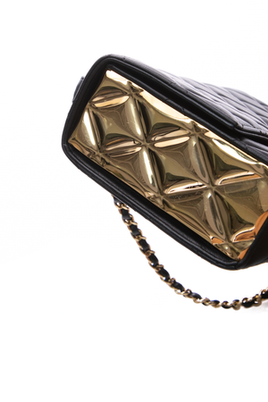 Mini Golden Plate Flap Bag