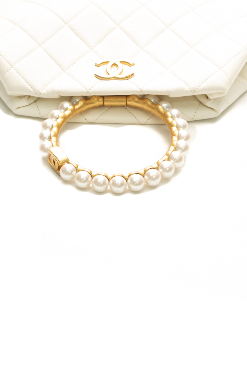 Chanel Pearl Crown Clutch Bag