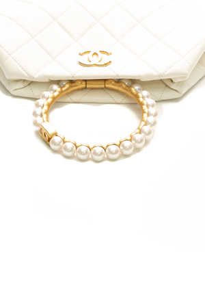 Pearl Crown Clutch Bag