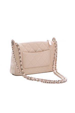 Clutch with Chain Bag