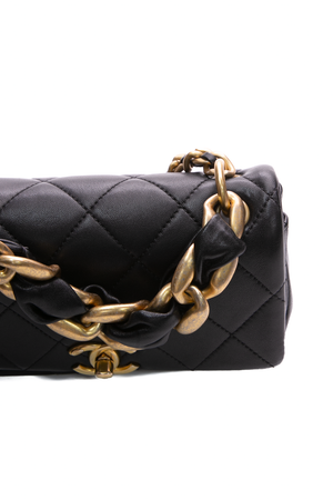 Small Entwined Chain Flap Bag