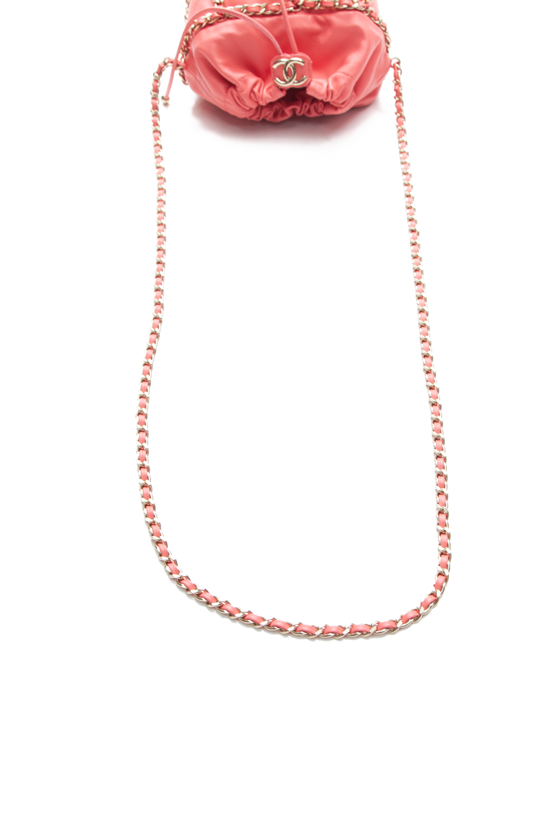 Chain Cage Bucket Bag