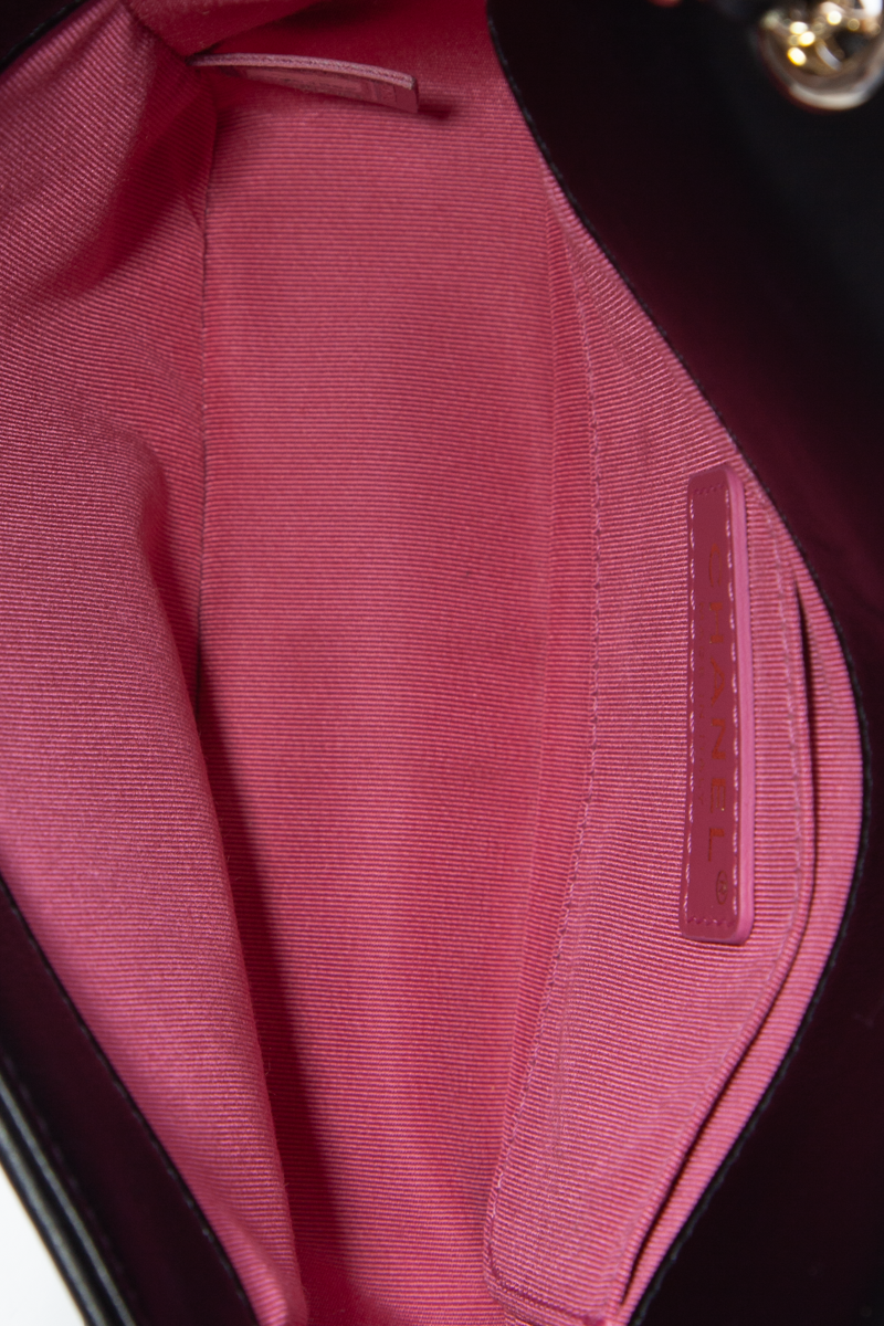 Giant Crystal CC Mini Flap Bag