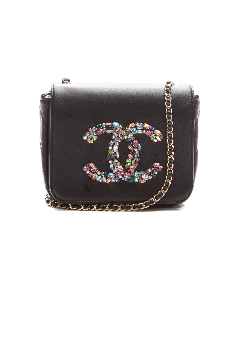 Chanel Giant Crystal CC Mini Flap Bag - Couture USA Chanel Giant Crystal CC Mini Flap Bag - Couture USA