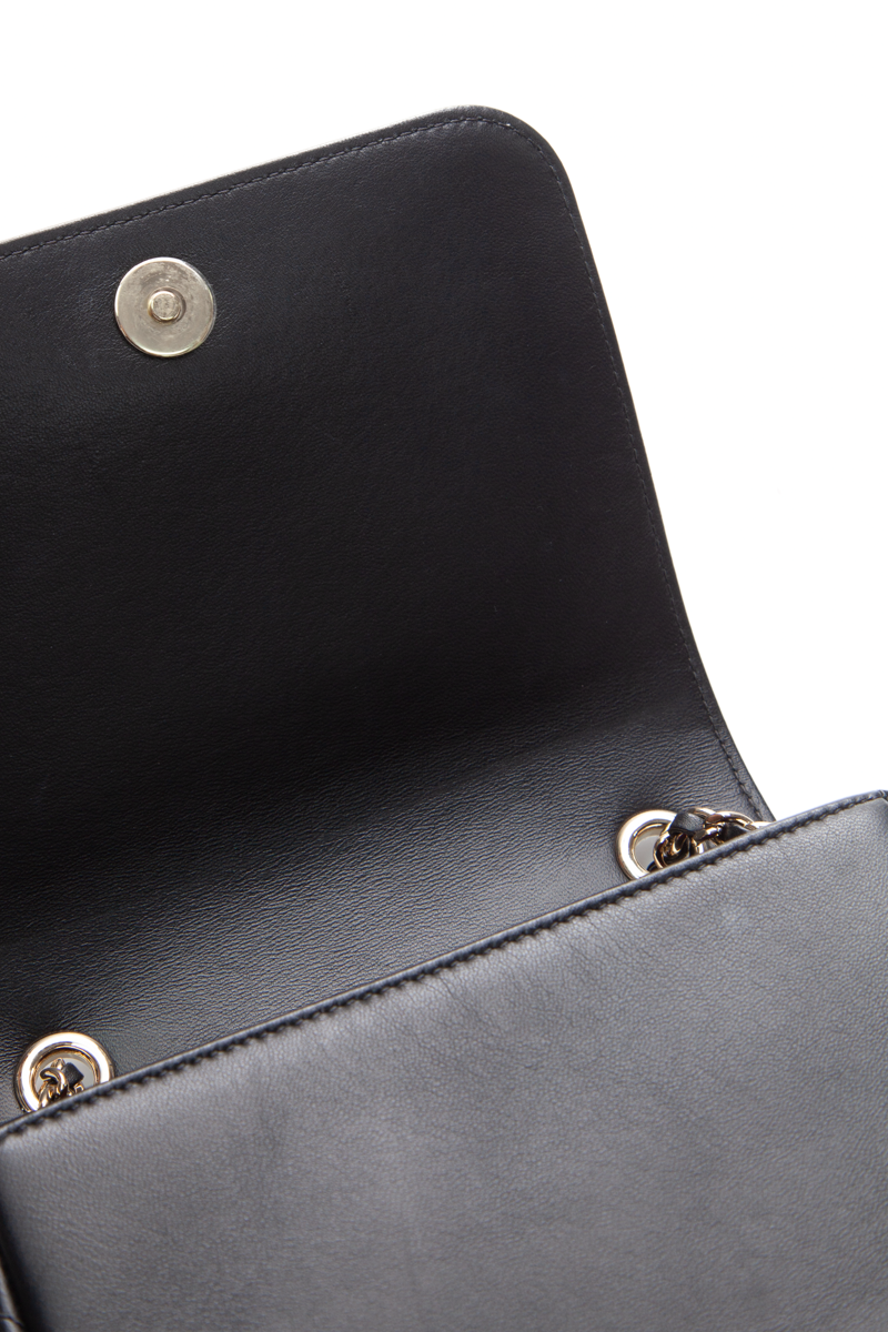 Giant Crystal CC Mini Flap Bag