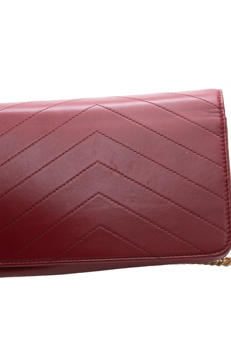 Paris-Hamburg Elaphe Double Chevron Wallet On Chain