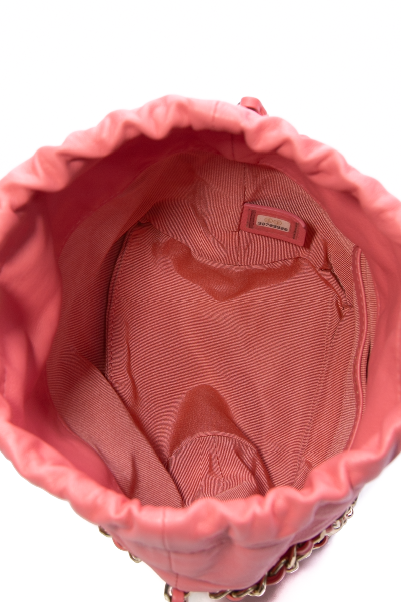 Chain Cage Bucket Bag