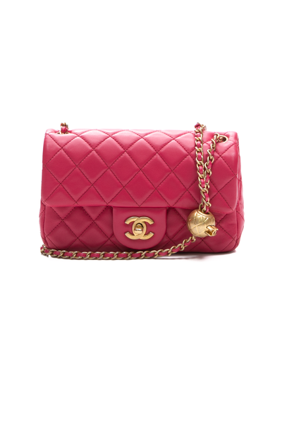 CHANEL パース　マドモアゼル　Vステッチ　ピンク CHANEL パース マドモアゼル Vステッチ ピンク Chanel Bowling