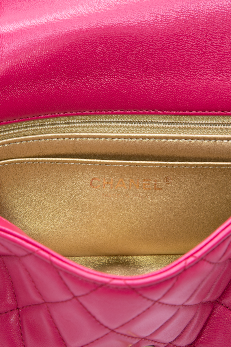 Mini Pearl Crush Flap Bag