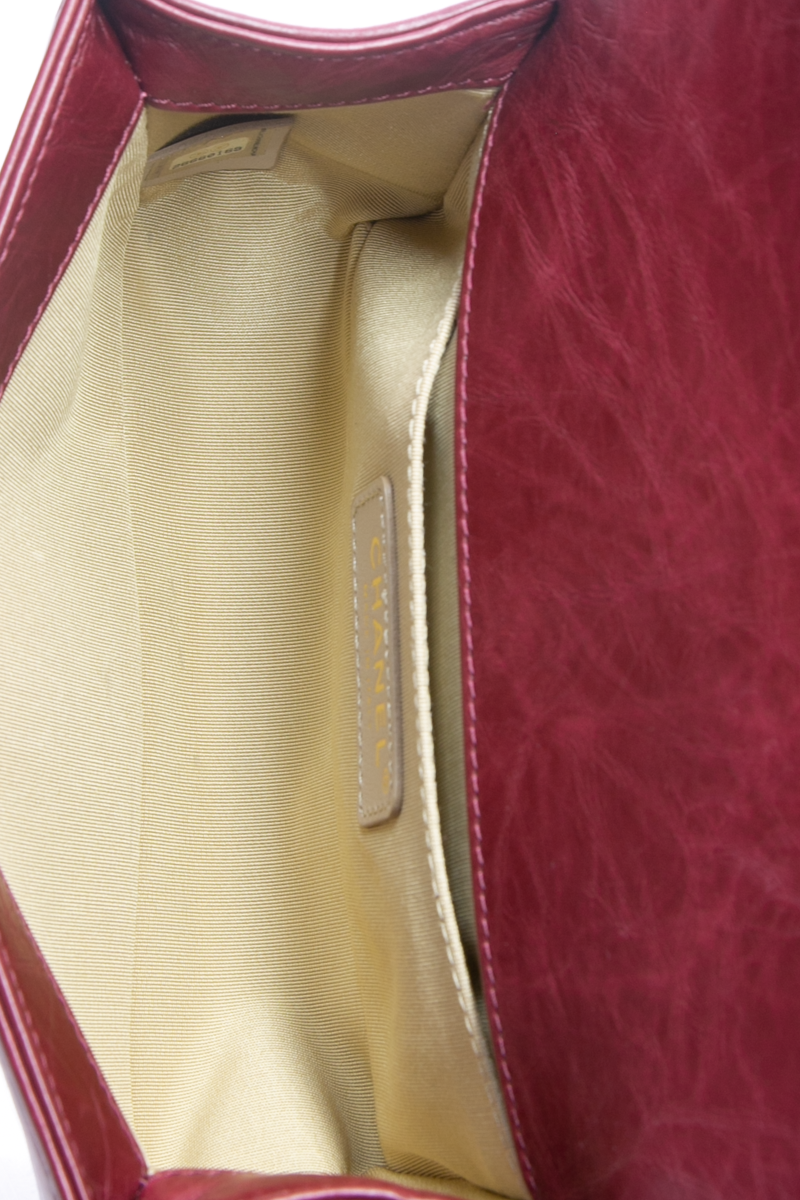 Chevron Chain Small Boy Bag