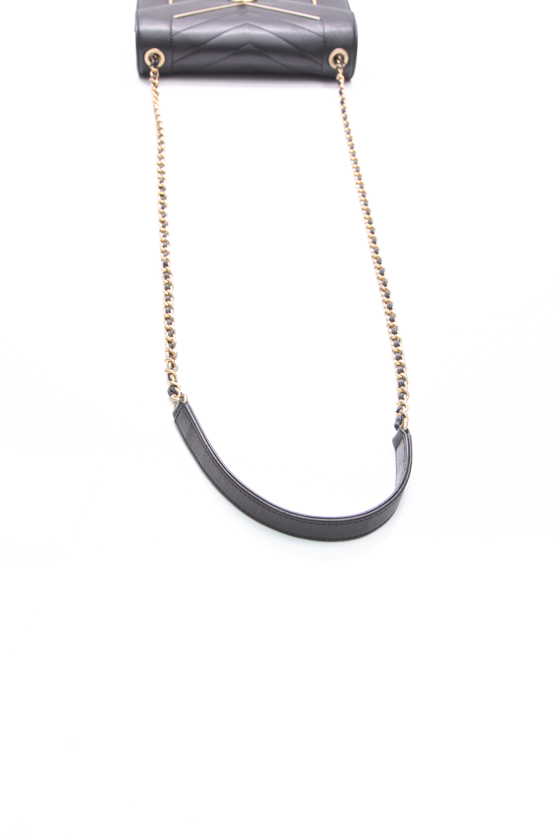 Reversed Chevron Small Flap Bag