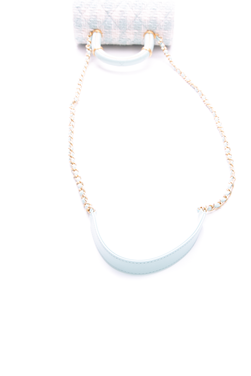 Crush Top Handle Flap Bag