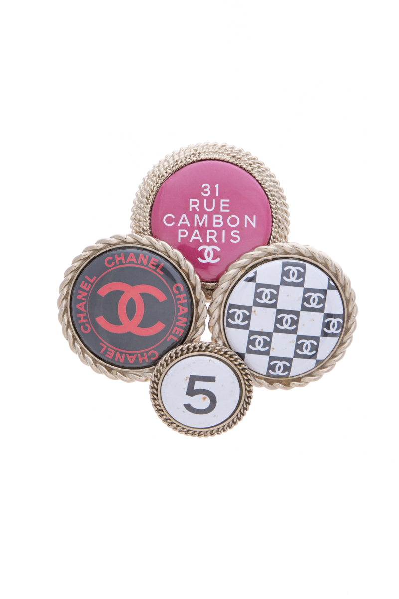 Chanel 31 Rue Cambon Cluster Brooch - Couture USA Chanel 31 Rue Cambon Cluster Brooch - Couture USA