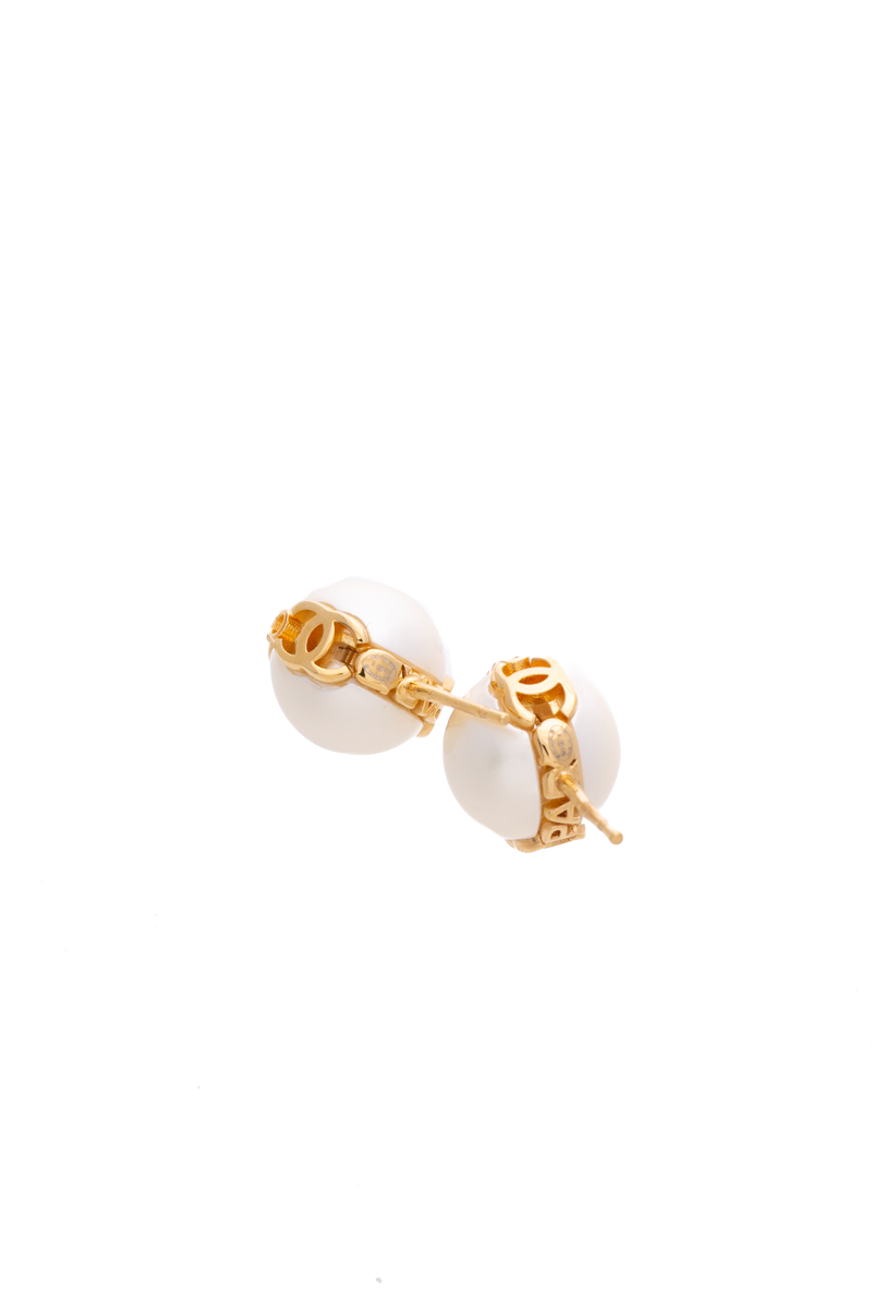 CC  Pearl Stud Earrings