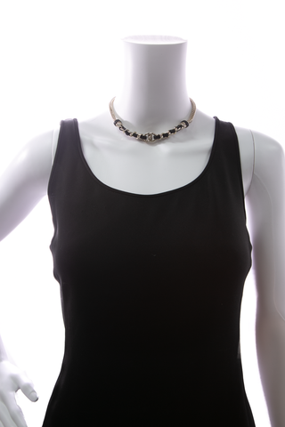 CC Turnlock Chain Choker Necklace