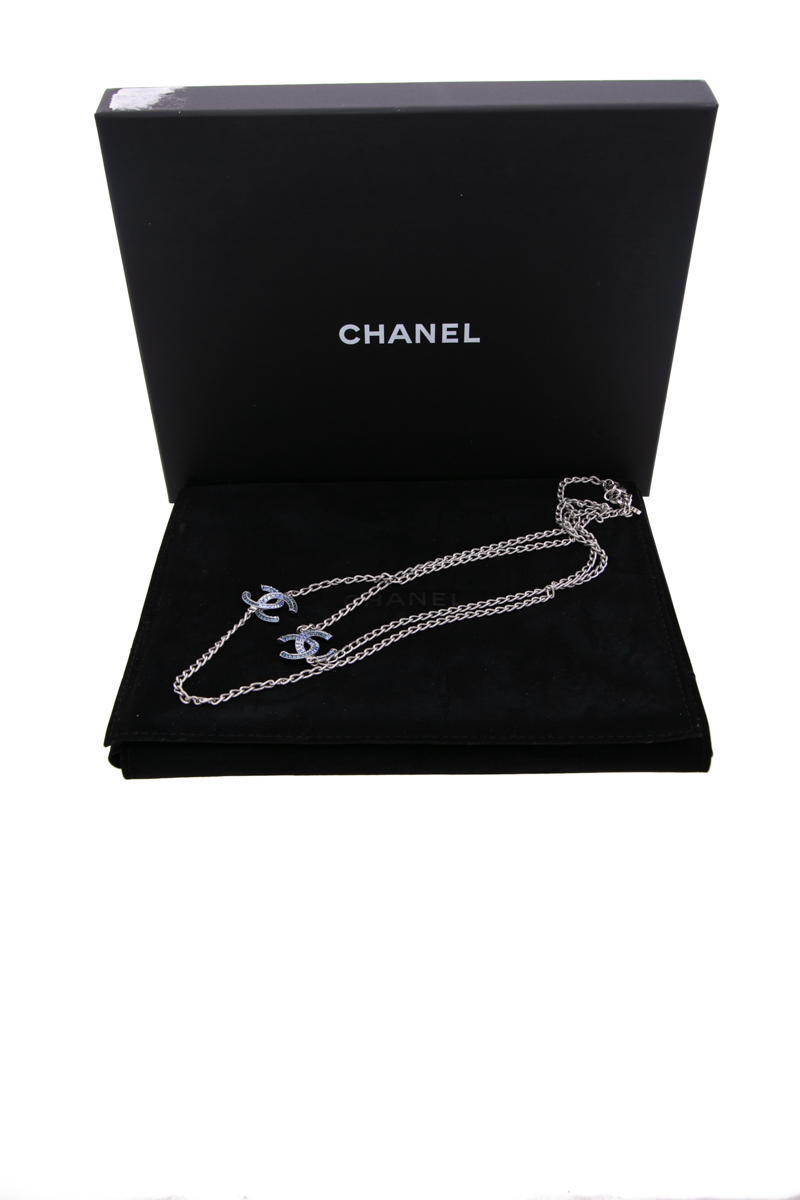 Crystal CC Long Necklace