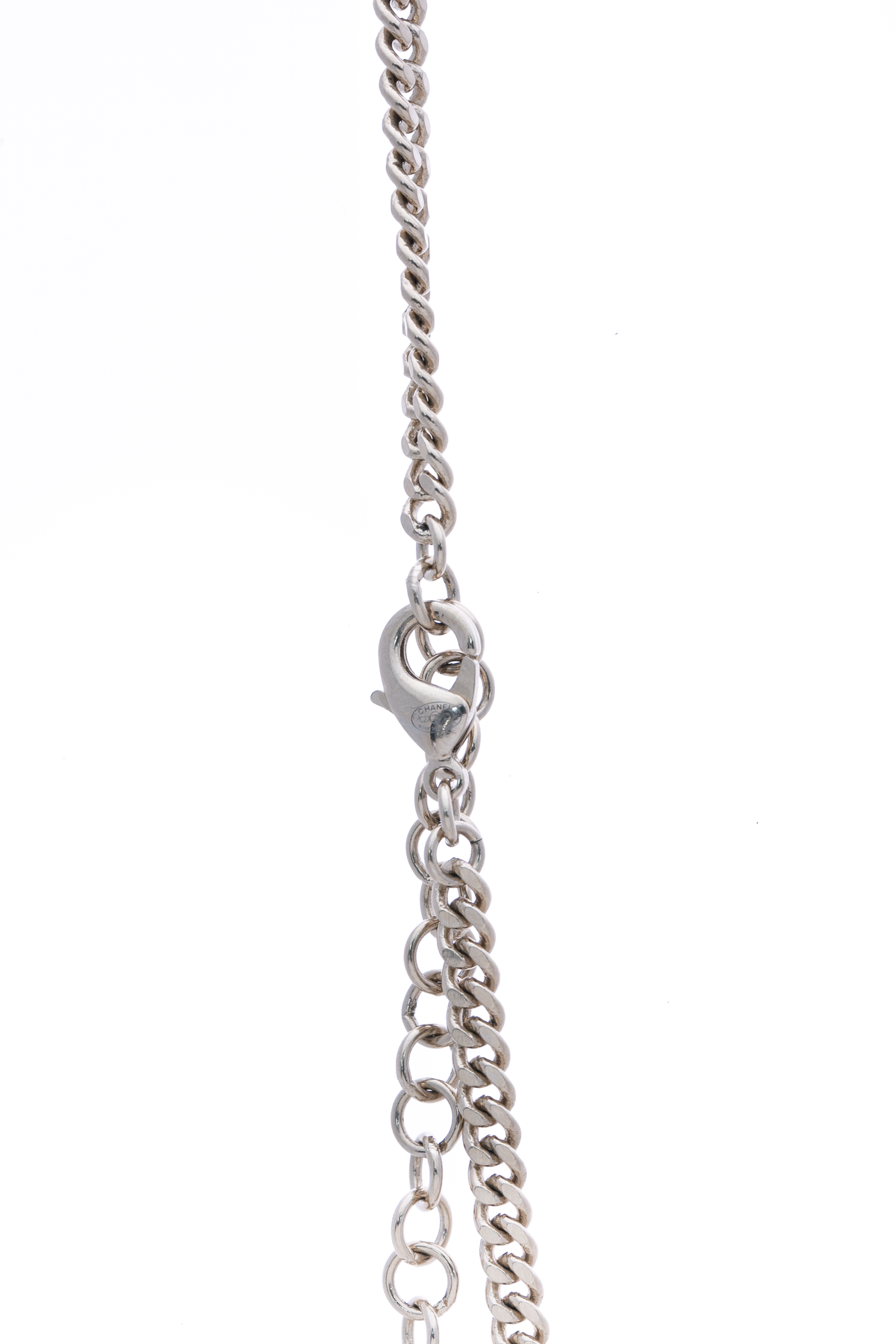 Crystal Glass Heart CC Necklace