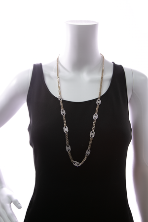 Crystal CC Chain Necklace