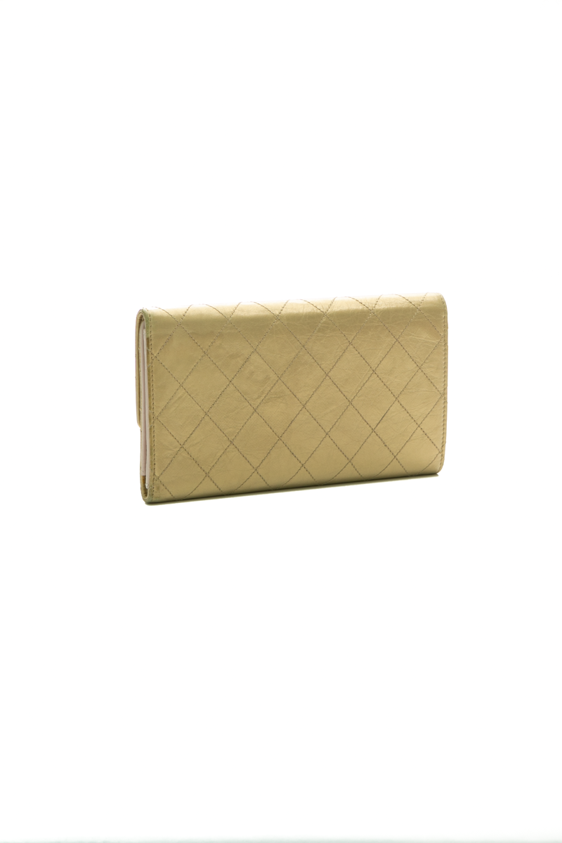 CC Quilted Long Wallet
