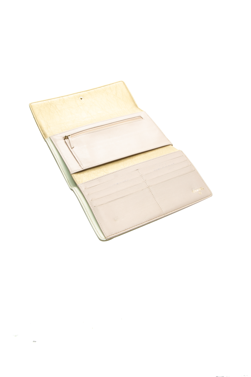 CC Quilted Long Wallet