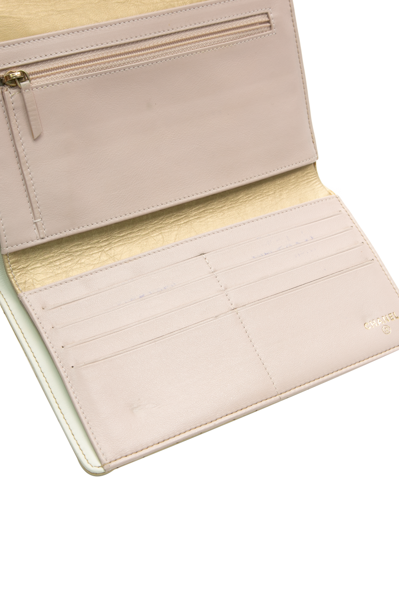 CC Quilted Long Wallet