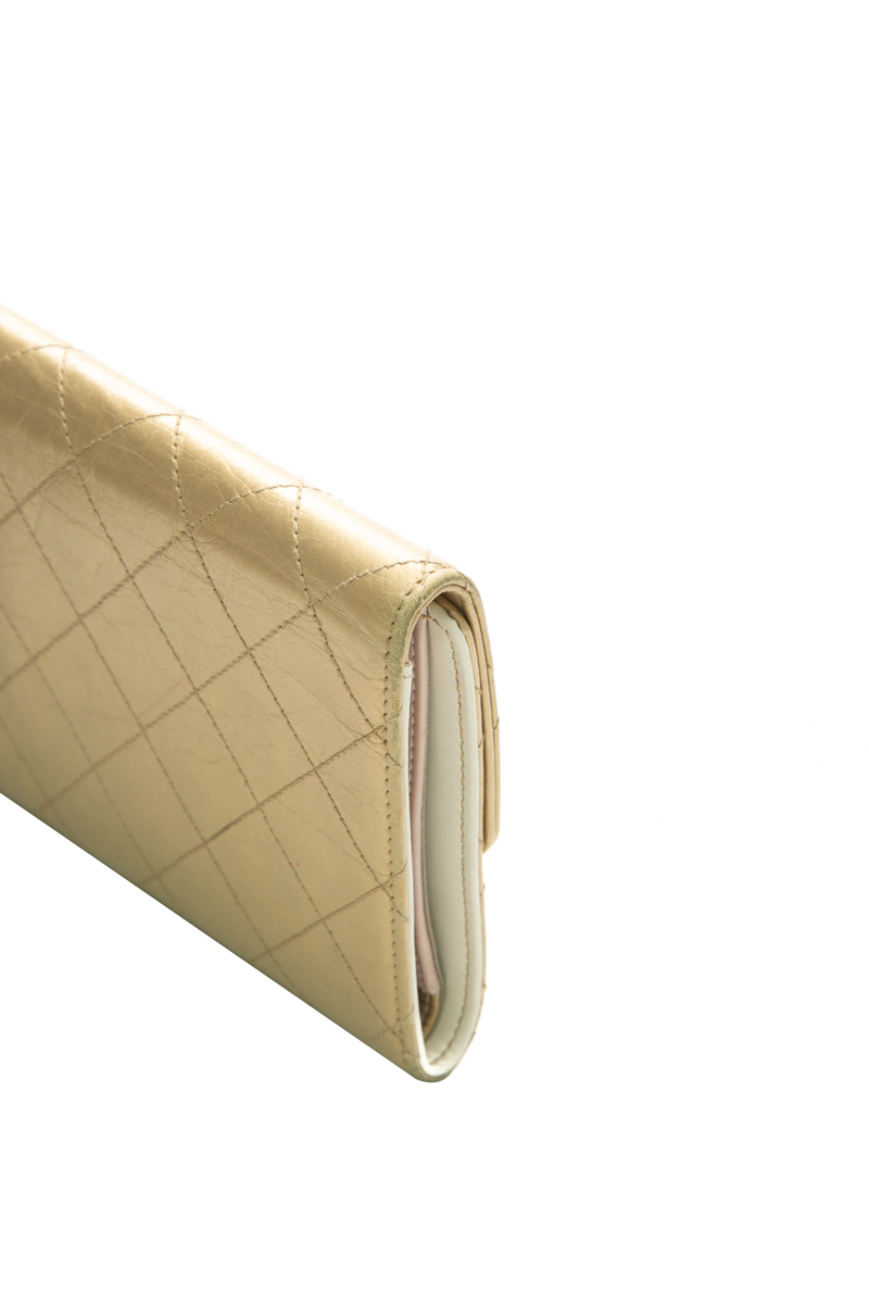 CC Quilted Long Wallet