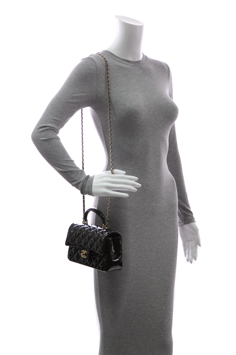 Mini Classic Flap Bag With Top Handle