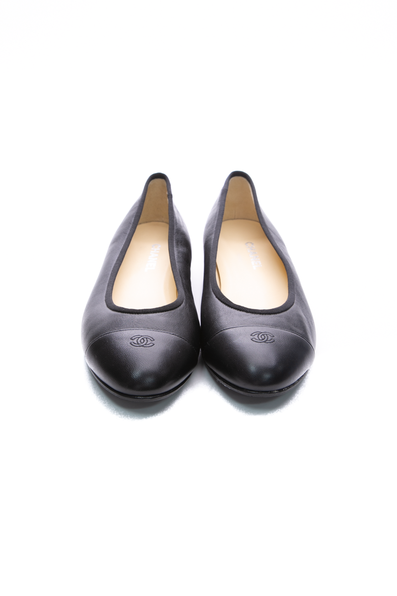 Chanel-Uniform-Ballet-Flats- Size -39.5-288783