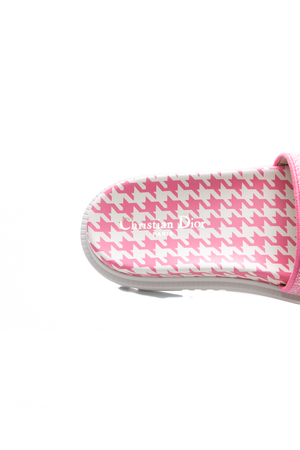 Houndstooth Dway Platform Slides - Size 40.5