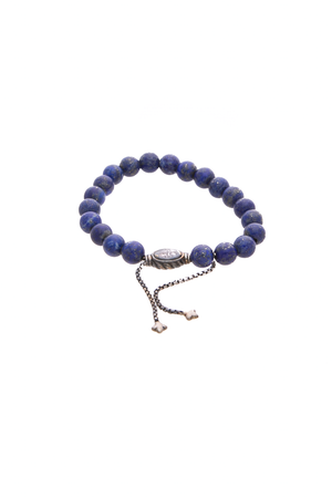 Lapis Spiritual Bead Bracelet