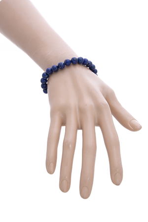 Lapis Spiritual Bead Bracelet