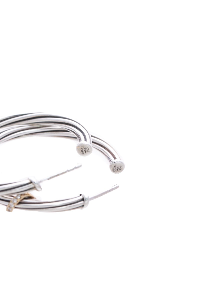 Helena Diamond Wrap Hoop Earrings