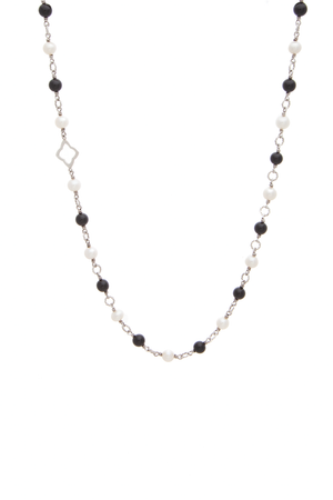 Onyx Pearl Bijoux Necklace