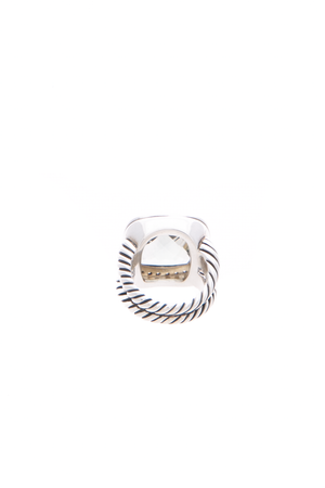 Prasiolite Albion Ring - Size 4.5