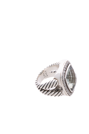 Prasiolite Albion Ring - Size 4.5