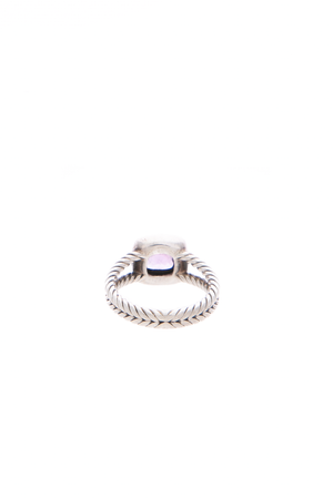 Amethyst Diamond Petite Albion Ring - Size 7