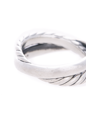 Crossover Two Row Ring - Size 7