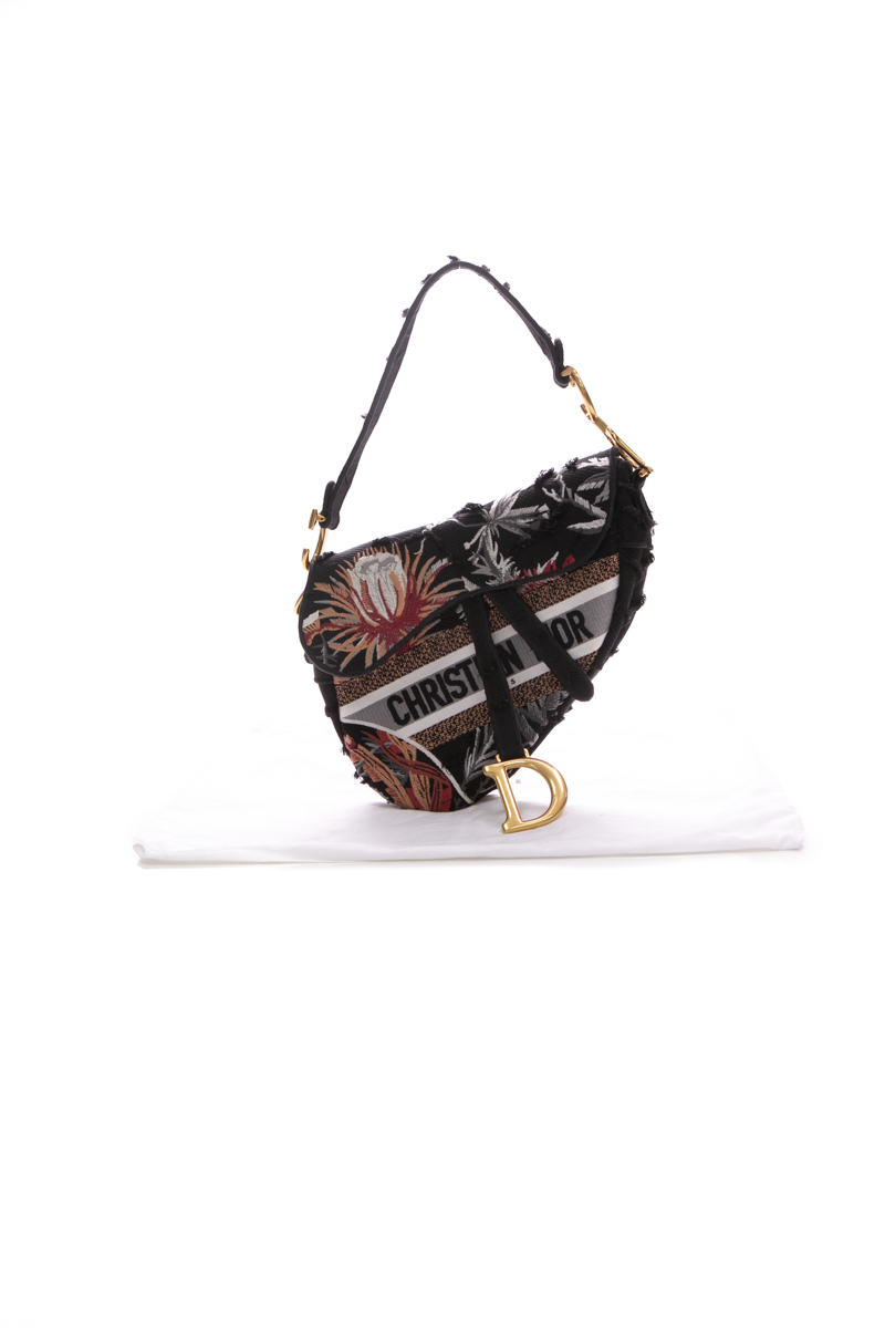 Embroidered Saddle Bag