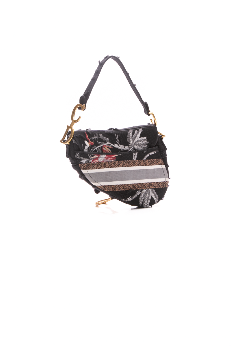 Embroidered Saddle Bag