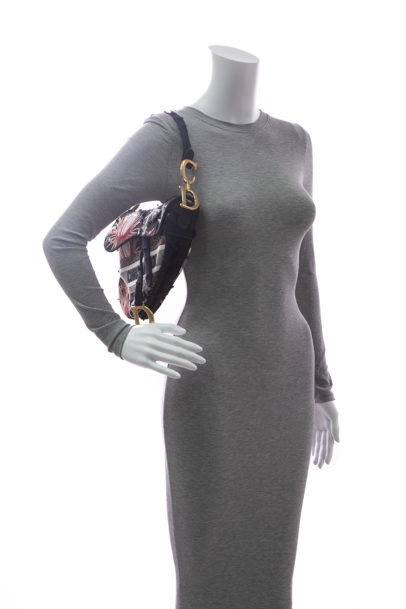 Embroidered Saddle Bag