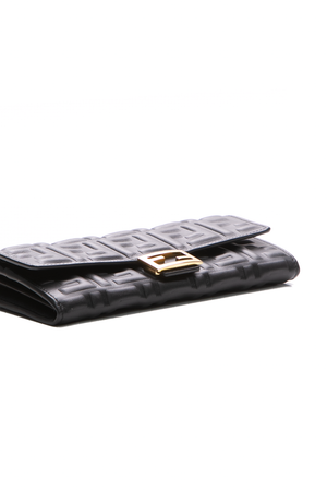 Baguette Continental Wallet With Chain Bag