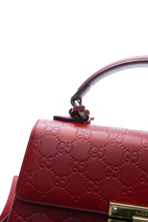 Small Padlock Top Handle Bag