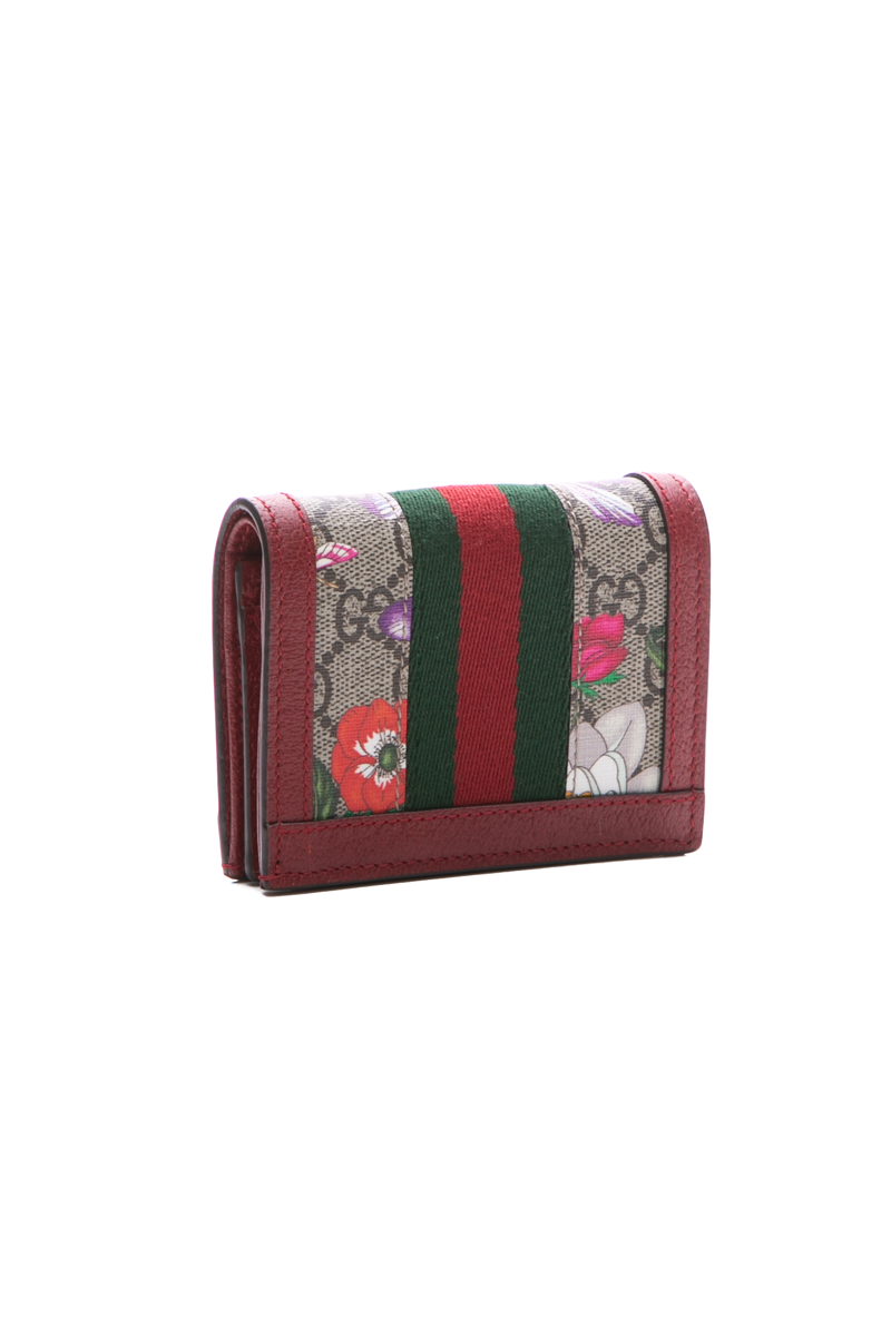 Gucci Flora Ophidia Card Case Wallet Couture USA