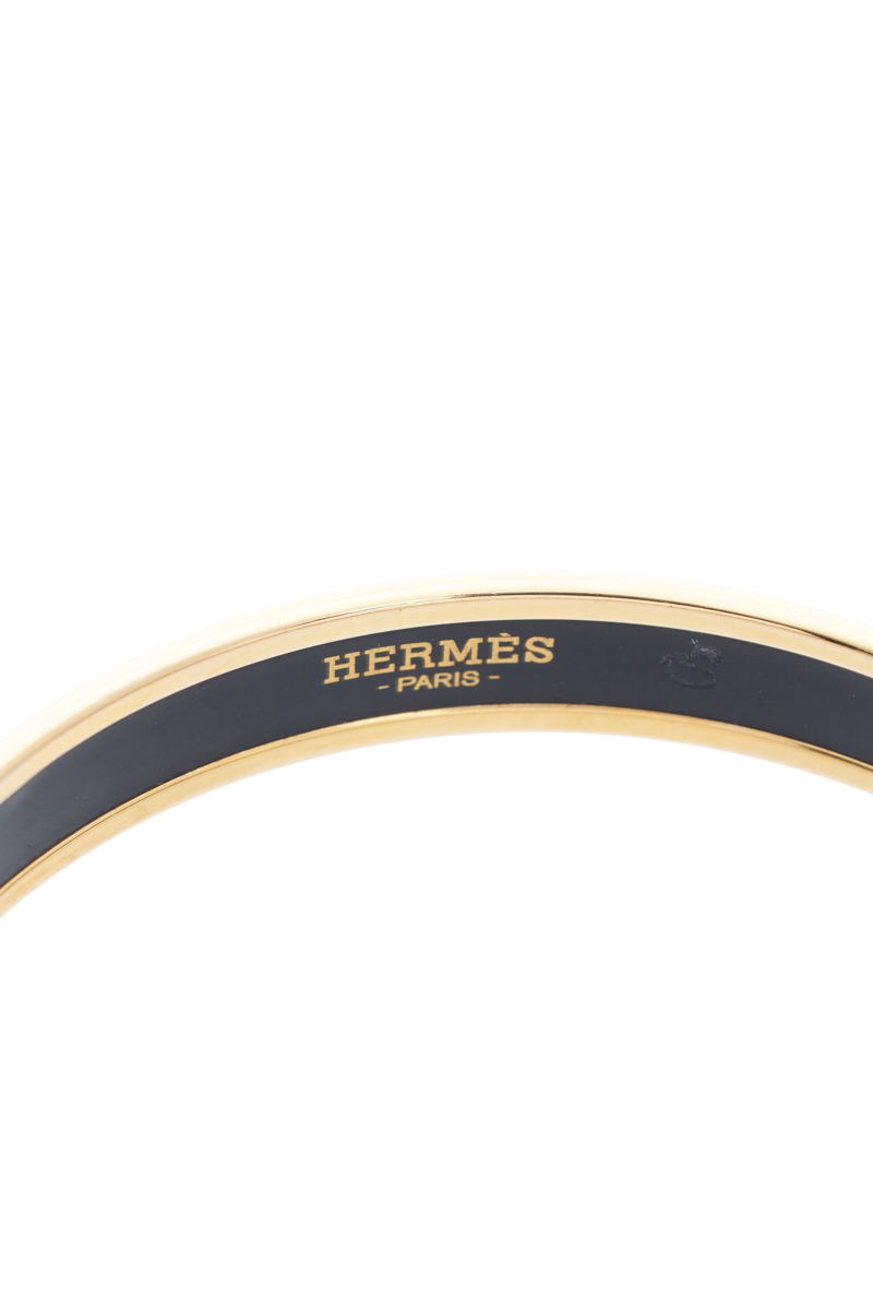 Sellier Print Enamel Narrow Bangle