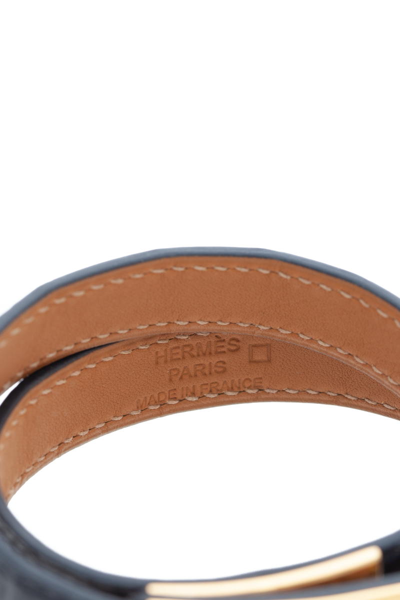 Alligator Kelly Double Tour Bracelet