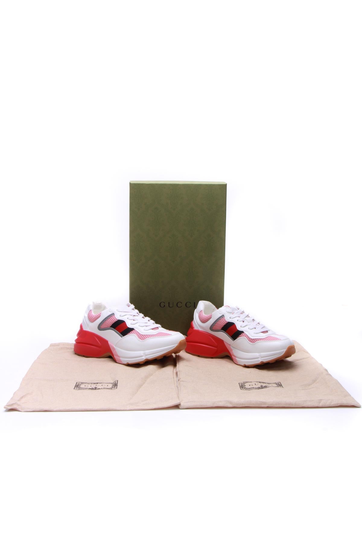 GG Gucci Ace Empty Shoes Box With 2 New Gucci GG Dust Bags