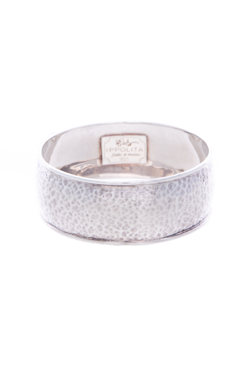 Wide Goddess Hinged Bangle Bracelet