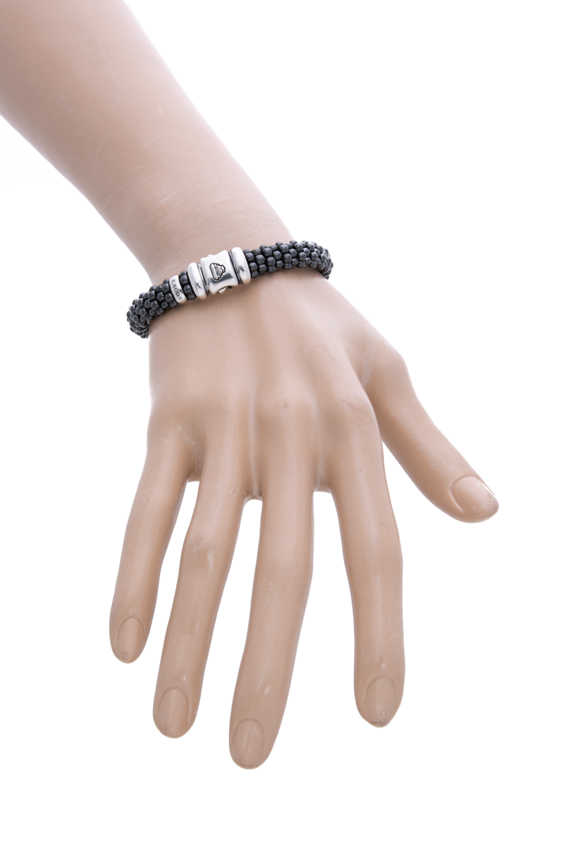 Lagos-Caviar-Single-Station-Matte-Ceramic-Diamond-Bracelet-289228